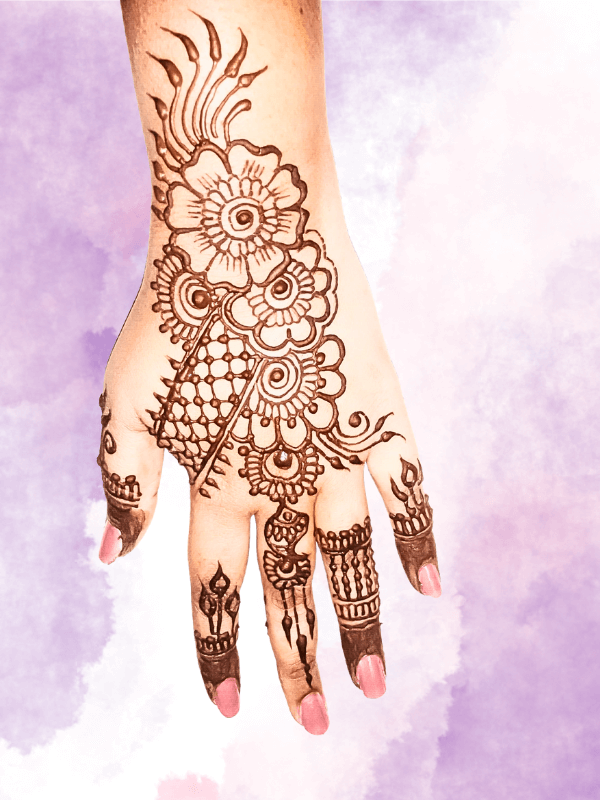 best and cute looking ideas for front hand beginner easy mehndi designs