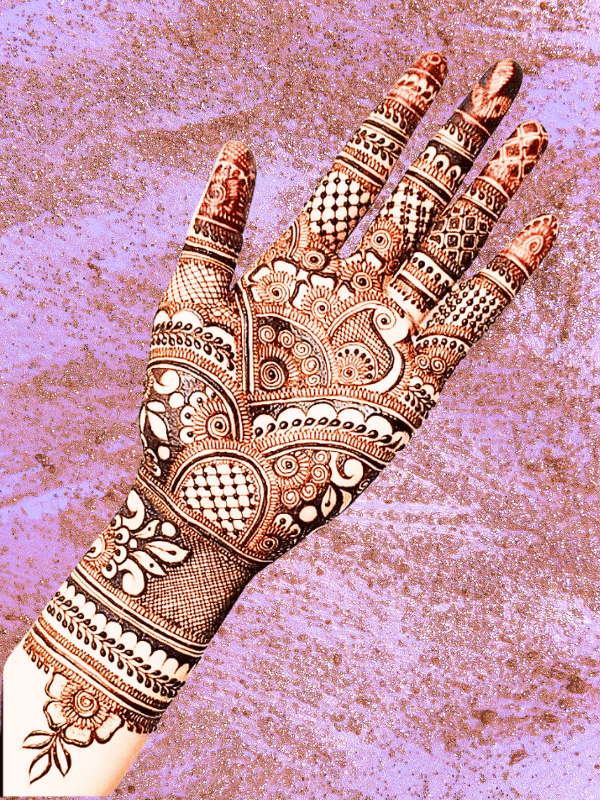 front hand beginner easy mehndi designs for diwali 2023