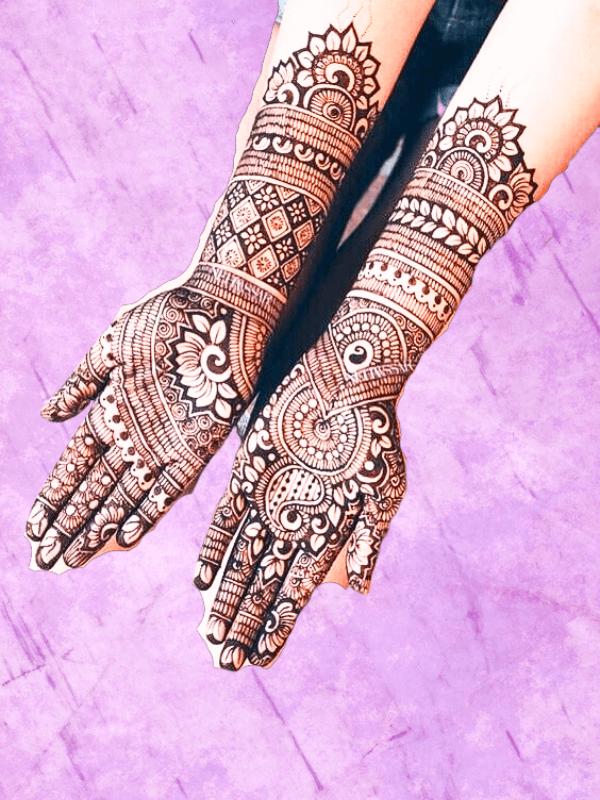 the best and creative front hand beginner easy mehndi designs